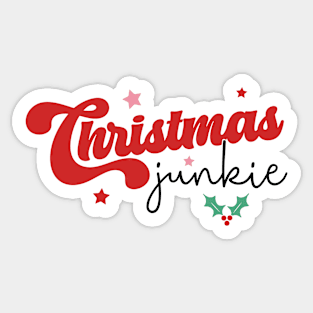 Christmas Junkie Sticker